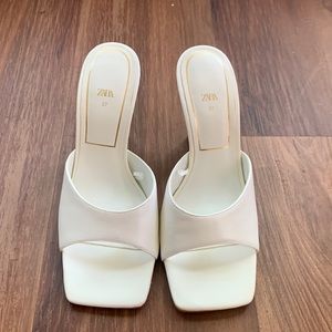 Zara Leather Mules